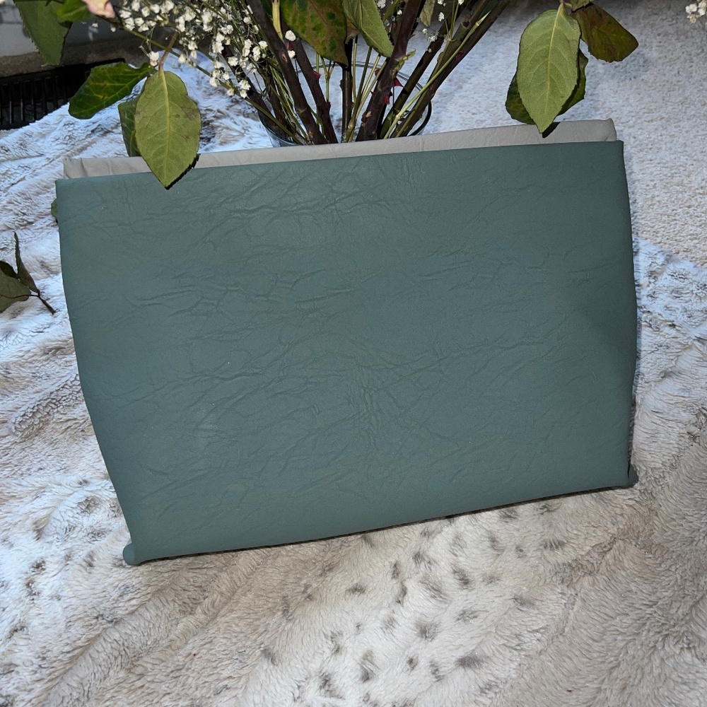 BLUE GREEN CLUTCH